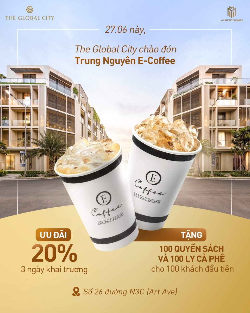 khai trương Trung Nguyên E-Coffee