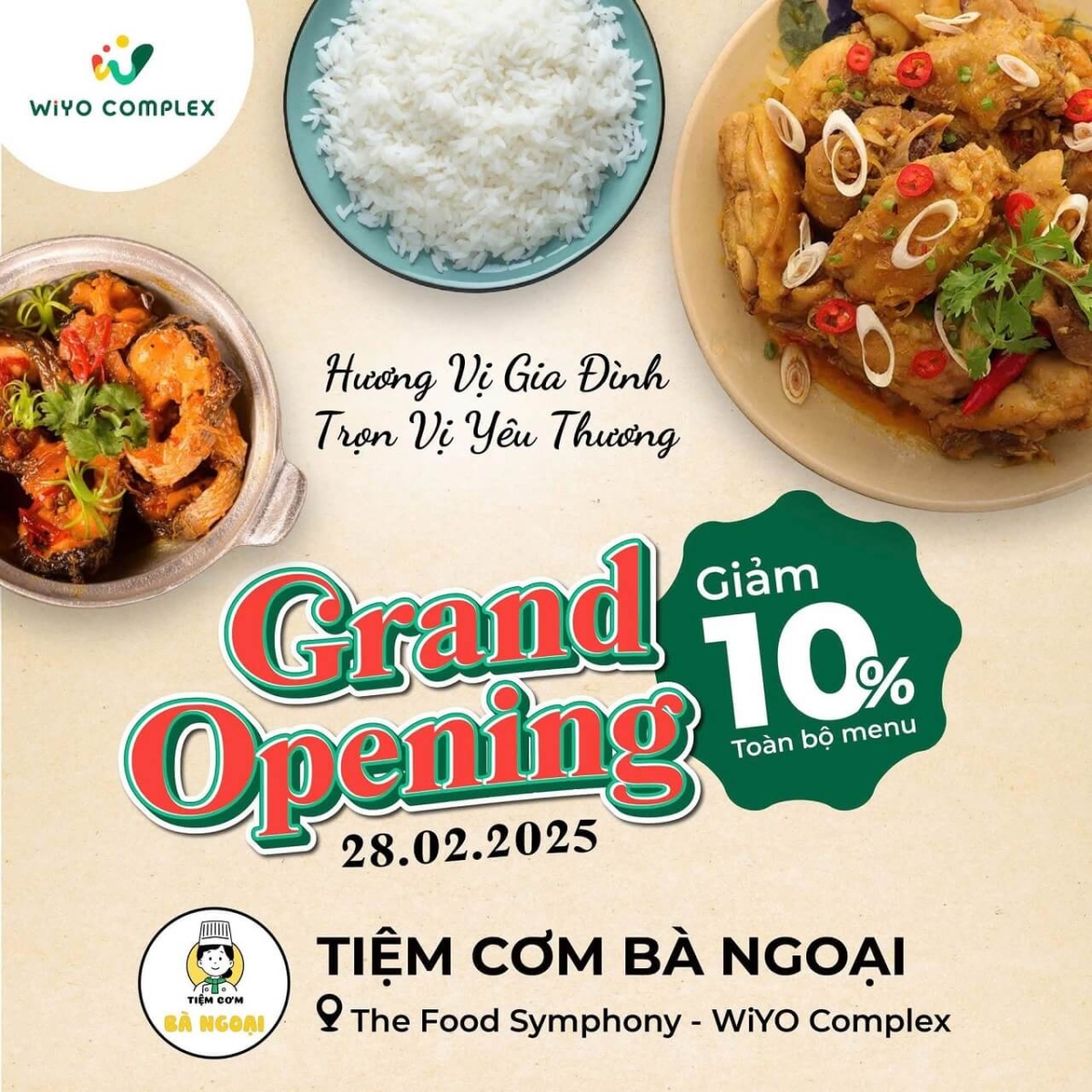 tiệm cơm Bà Ngoại