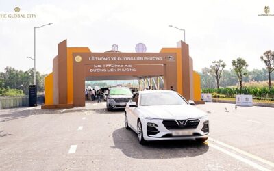 hình ảnh lễ thông xe Liên Phường kết nối The Global City