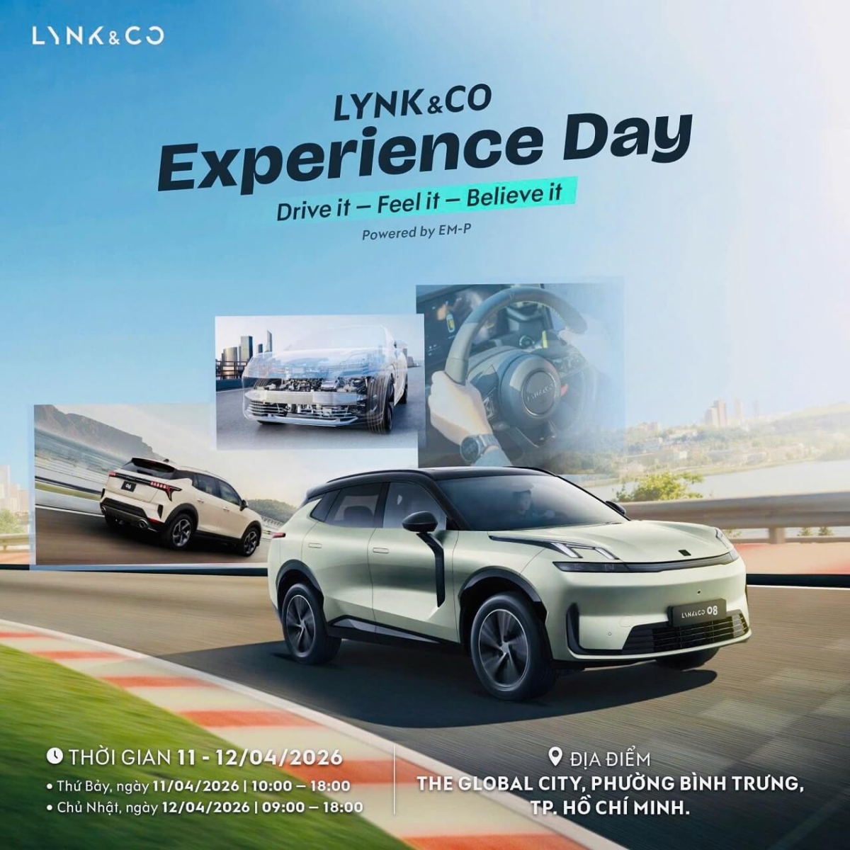 Trải Nghiệm Công Nghệ Super Hybrid Cùng Lynk & Co Tại The Global City